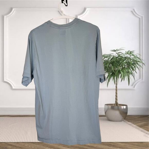 🩶 Supreme Oval S/S Top FW20 – Light Slate Embroidered Logo Tee - Picture 2 of 4